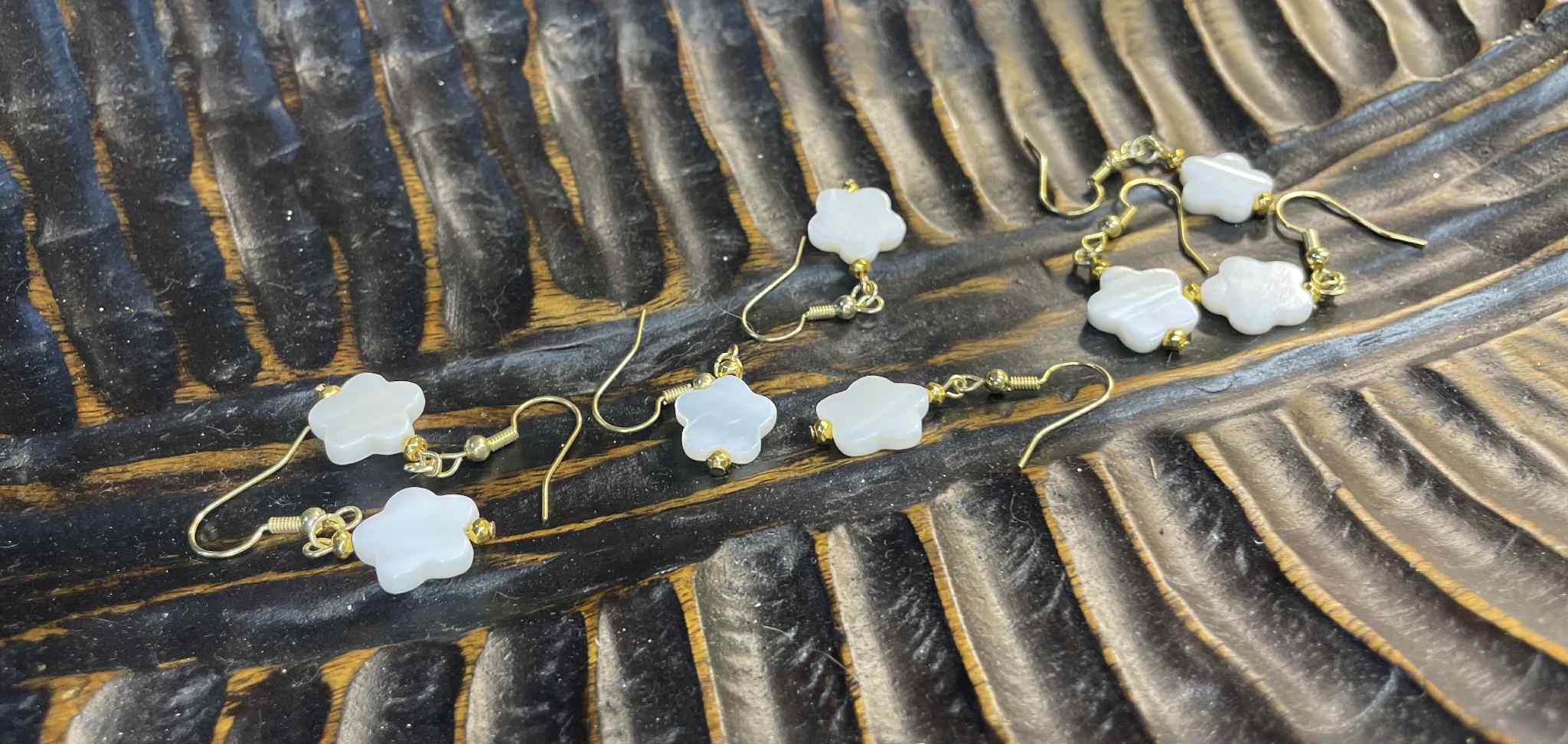 Blush Pearl Petal Earrings