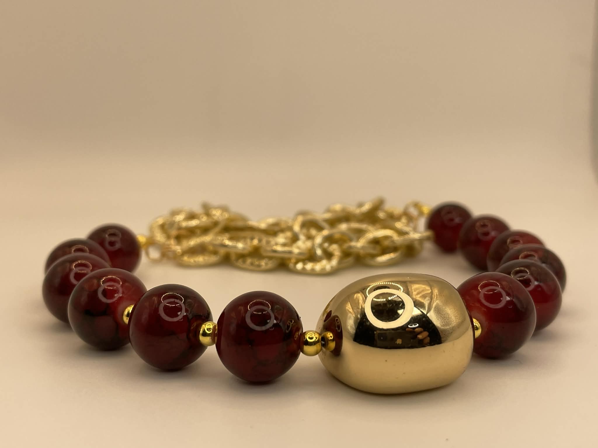 Red Velvet Holiday Necklace