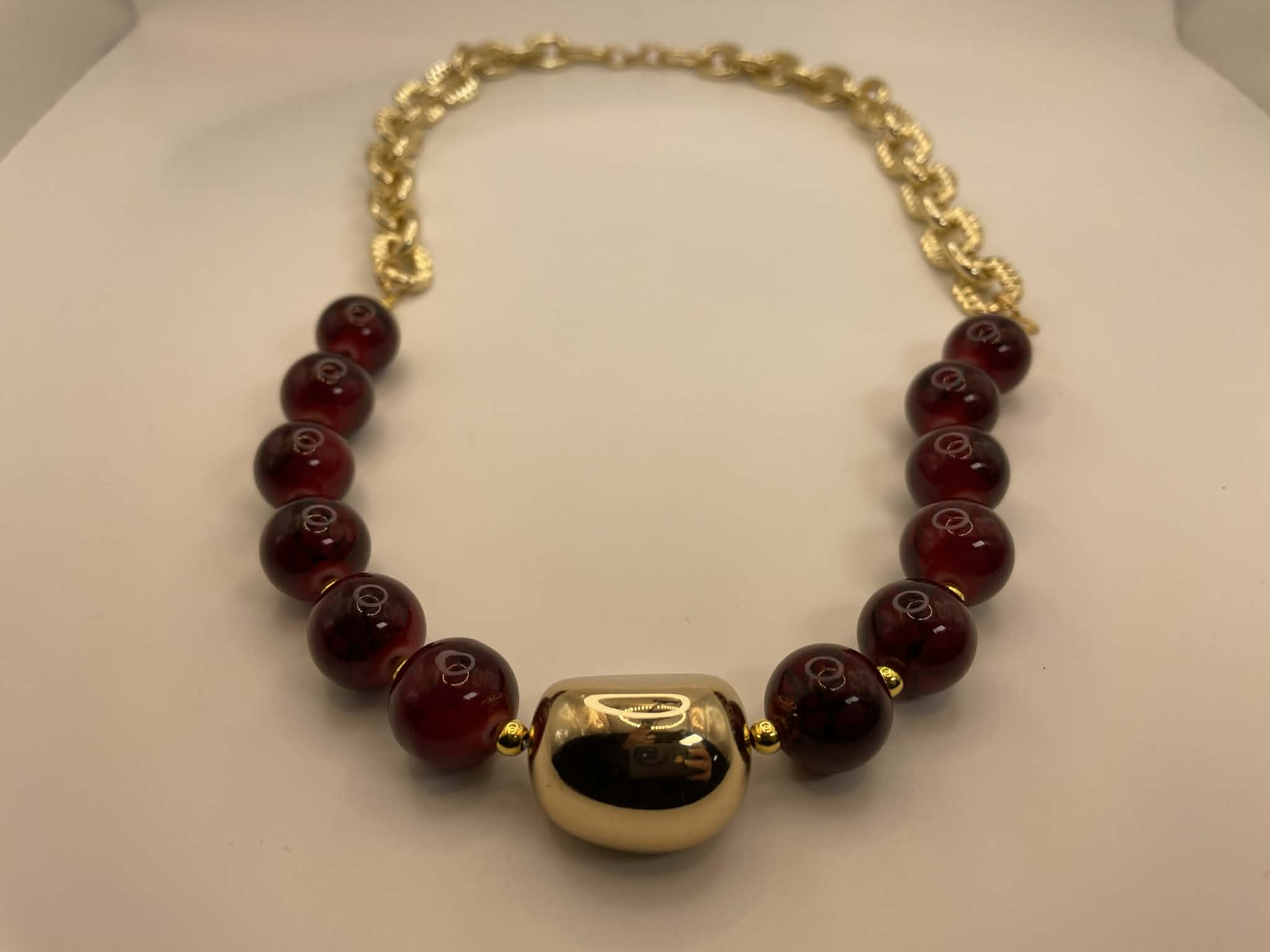 Red Velvet Holiday Necklace