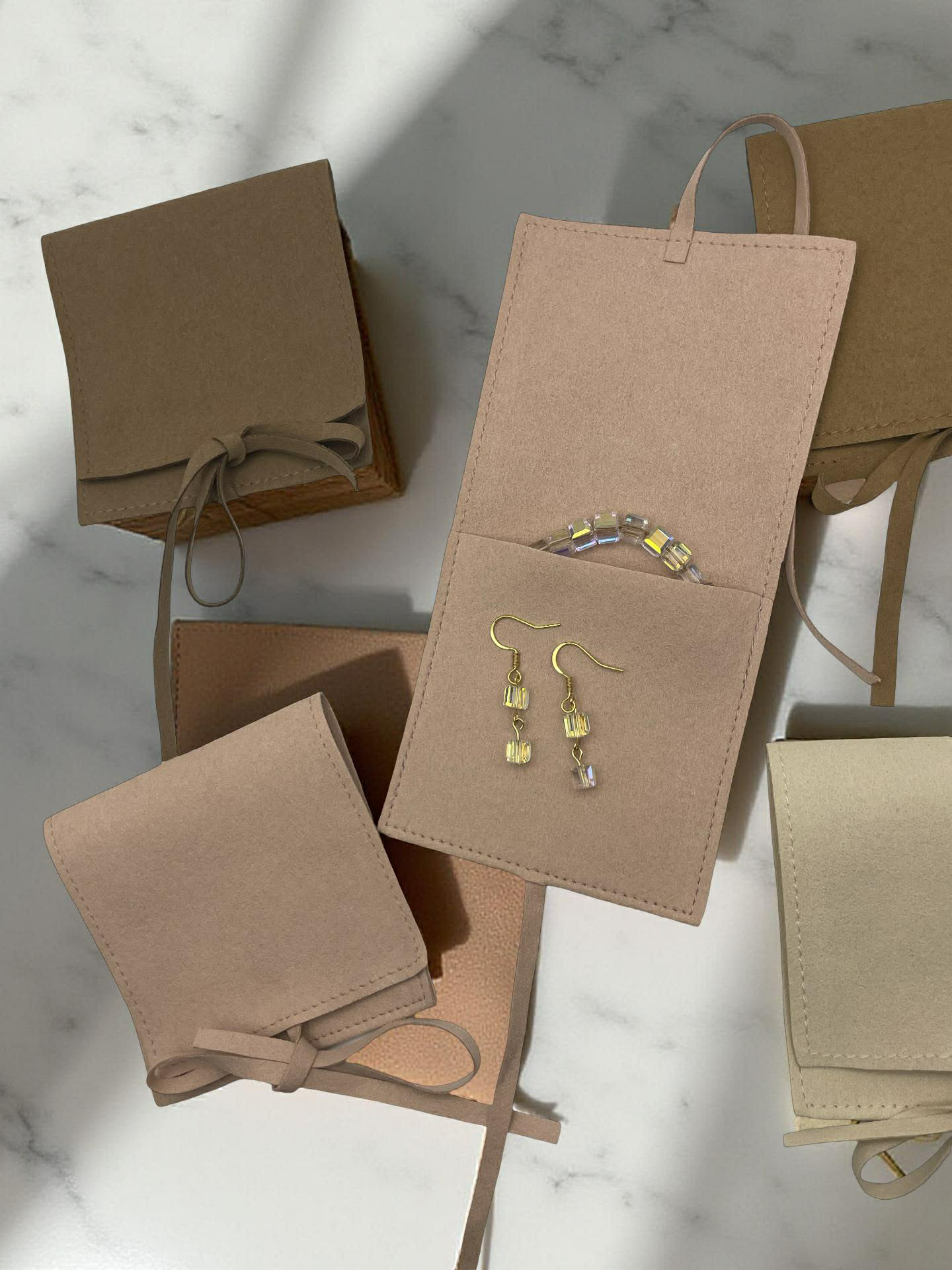 Microfiber Jewelry Pouch - Envelope Stye