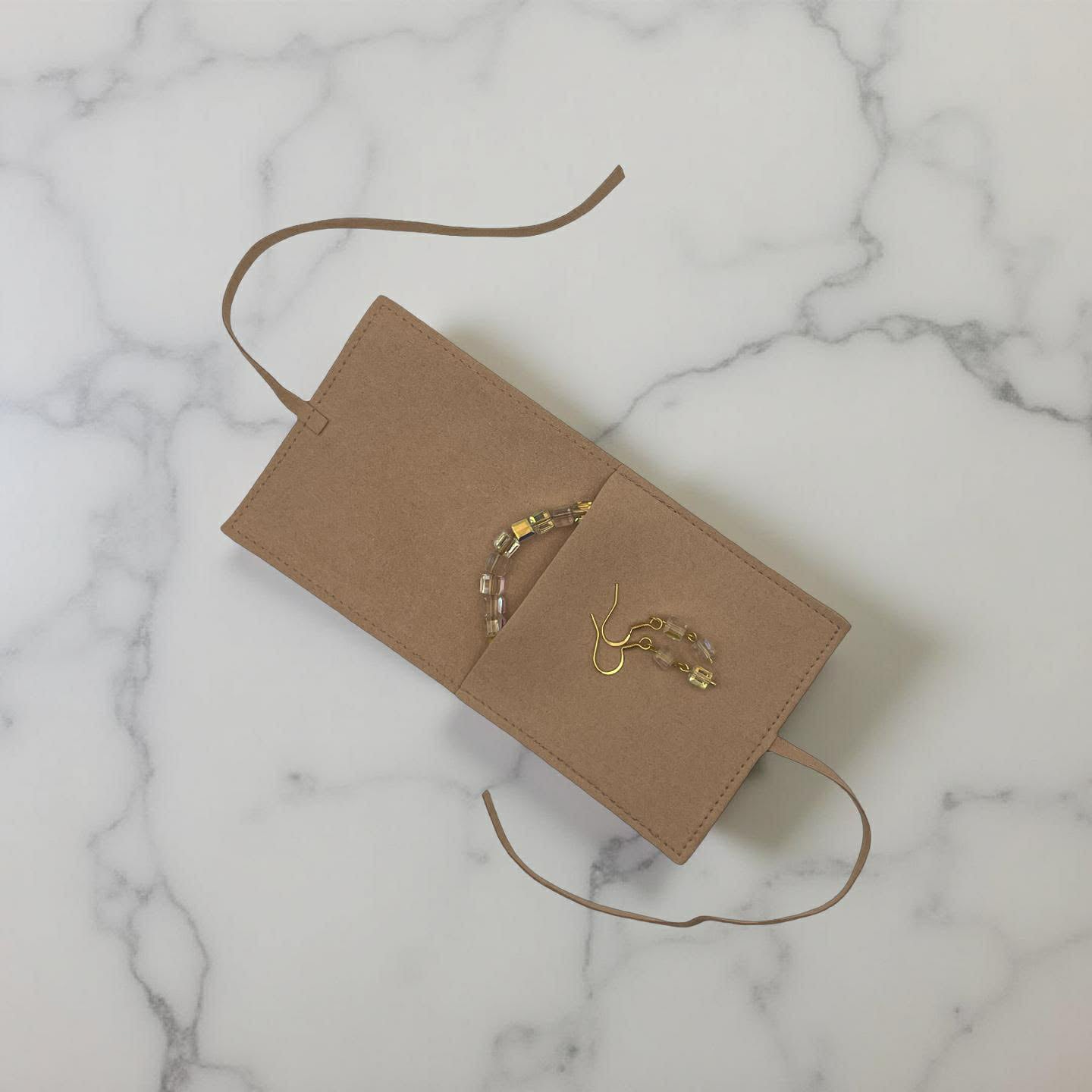 Microfiber Jewelry Pouch - Envelope Stye