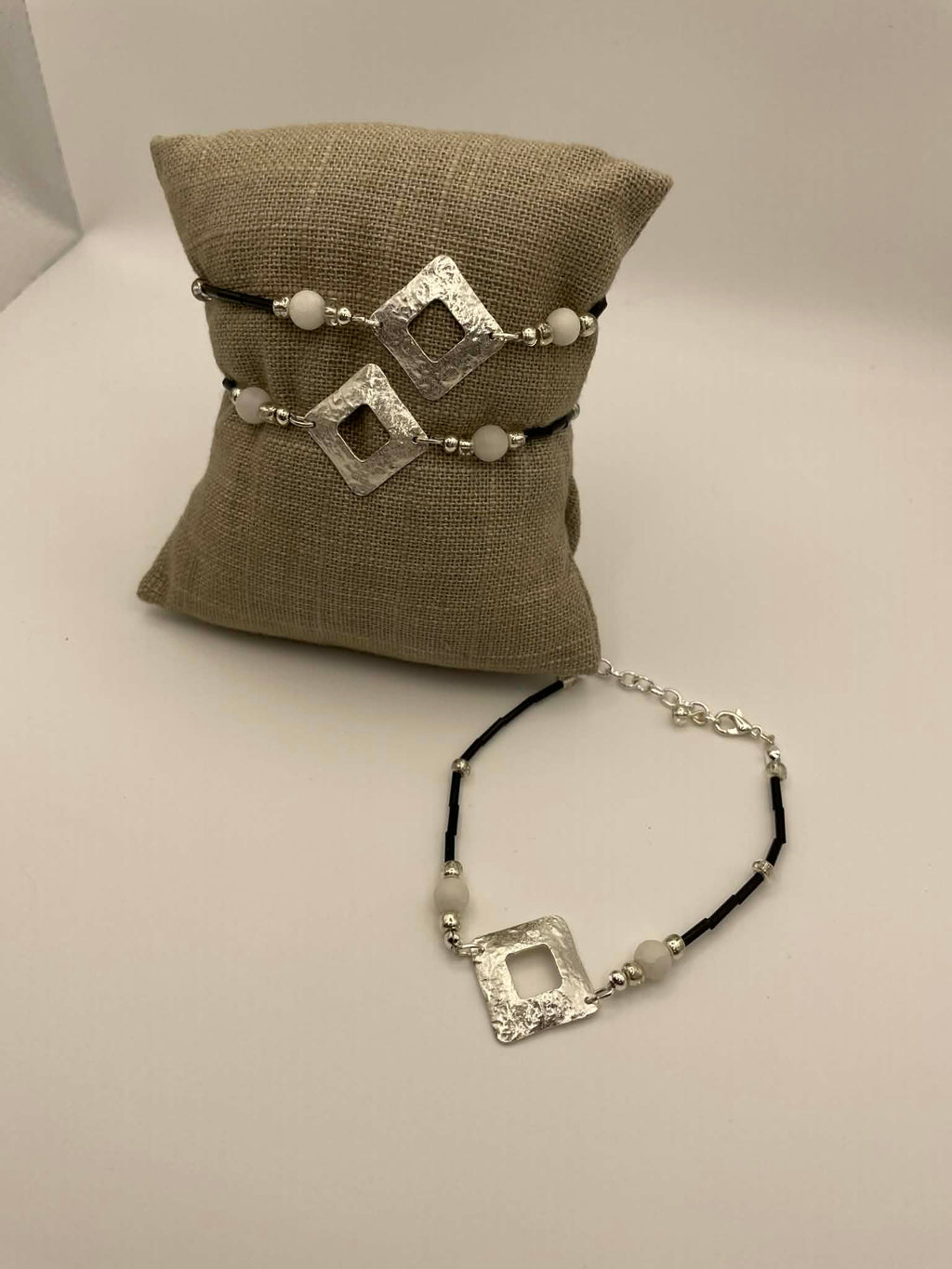 Hammered Square Celeste Bracelet