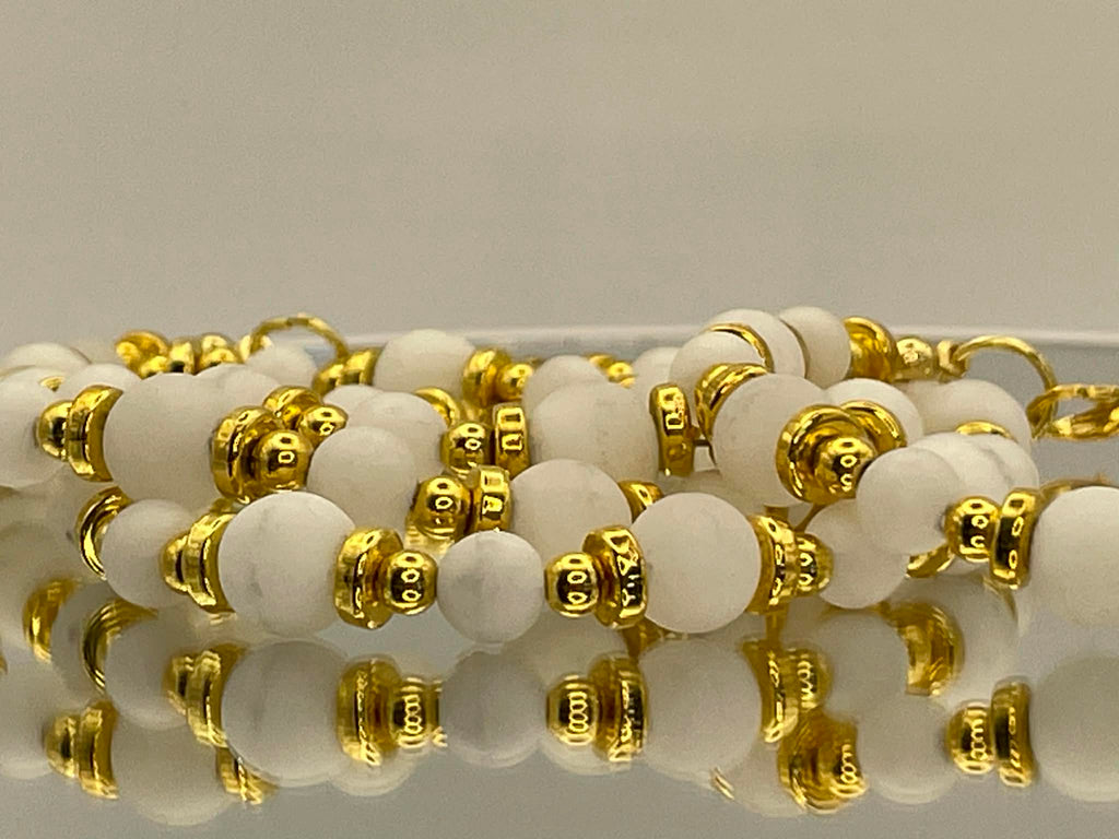 Opal Clay Bead Bracelet