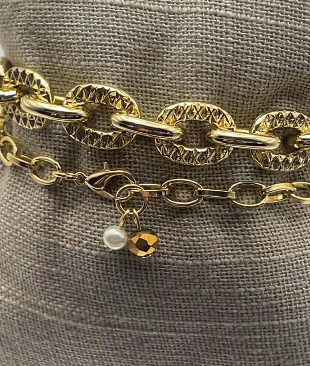 Mocha Royale Necklace with Bracelets