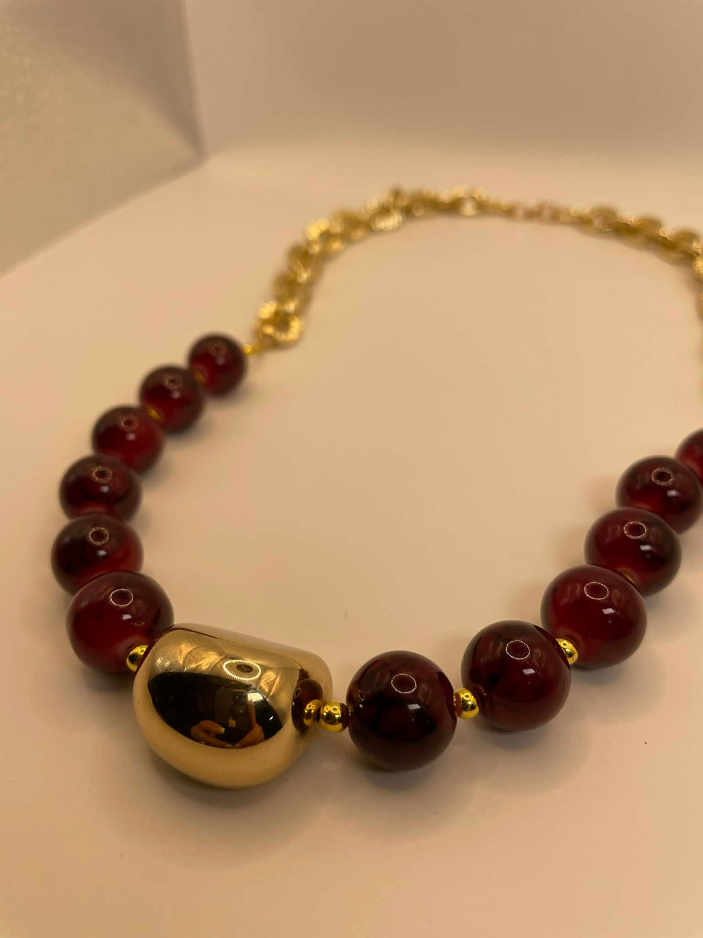 Red Velvet Holiday Necklace