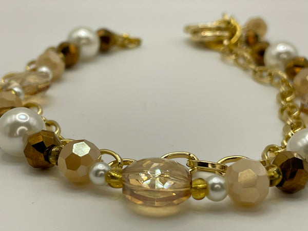 Mocha Royale Necklace with Bracelets