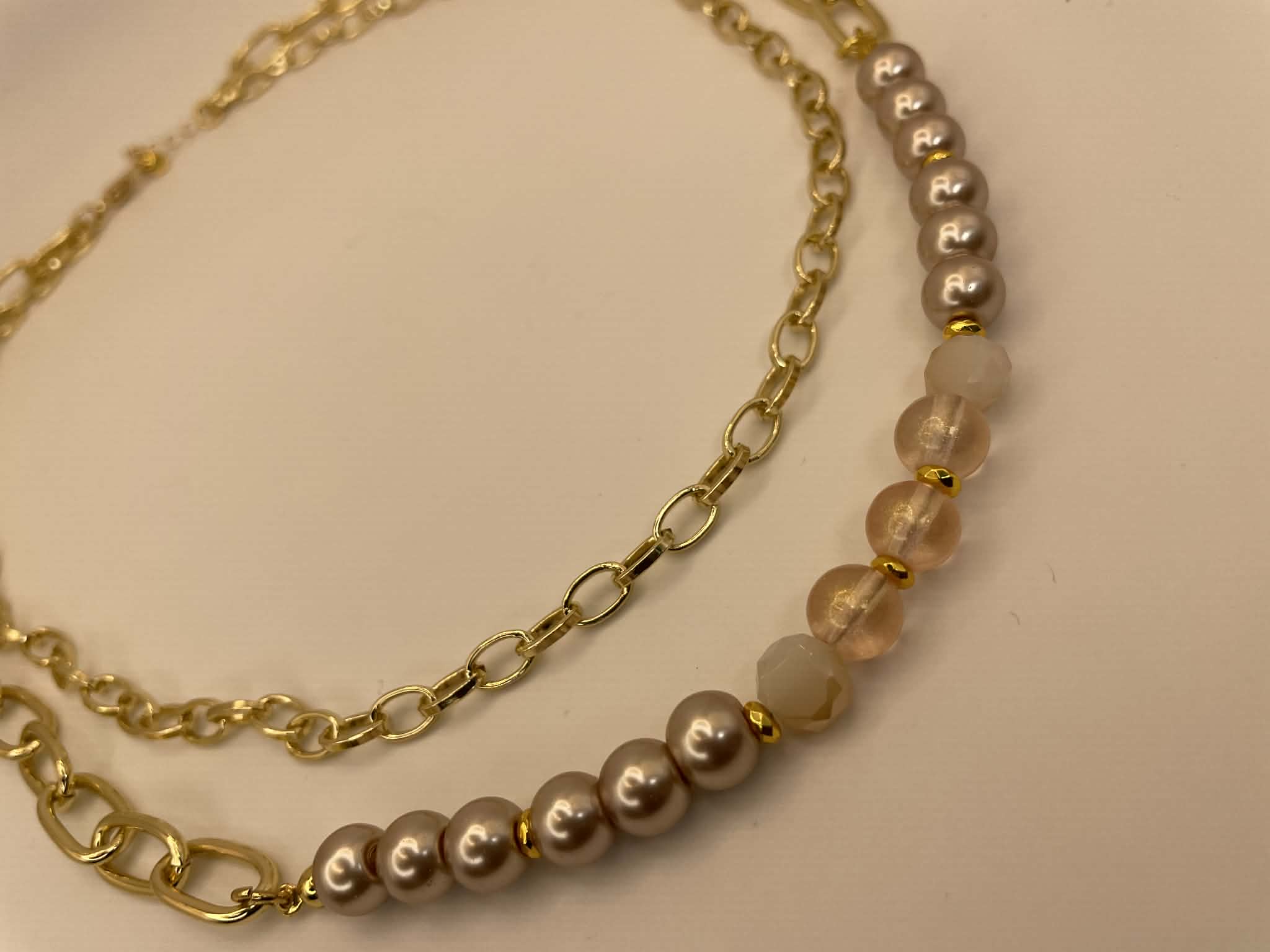 Champagne Pearl Holiday Jewelry Set