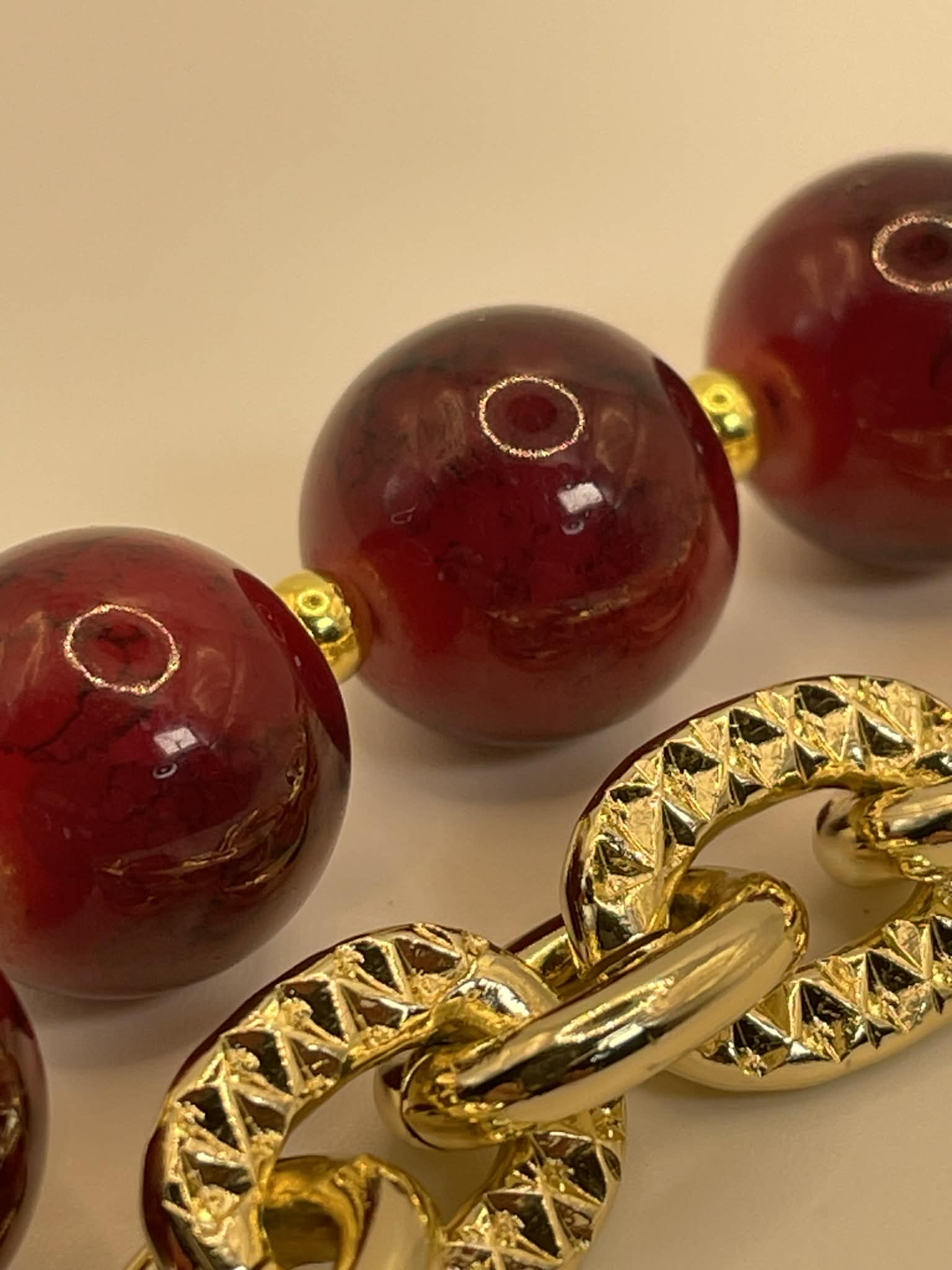 Red Velvet Holiday Necklace