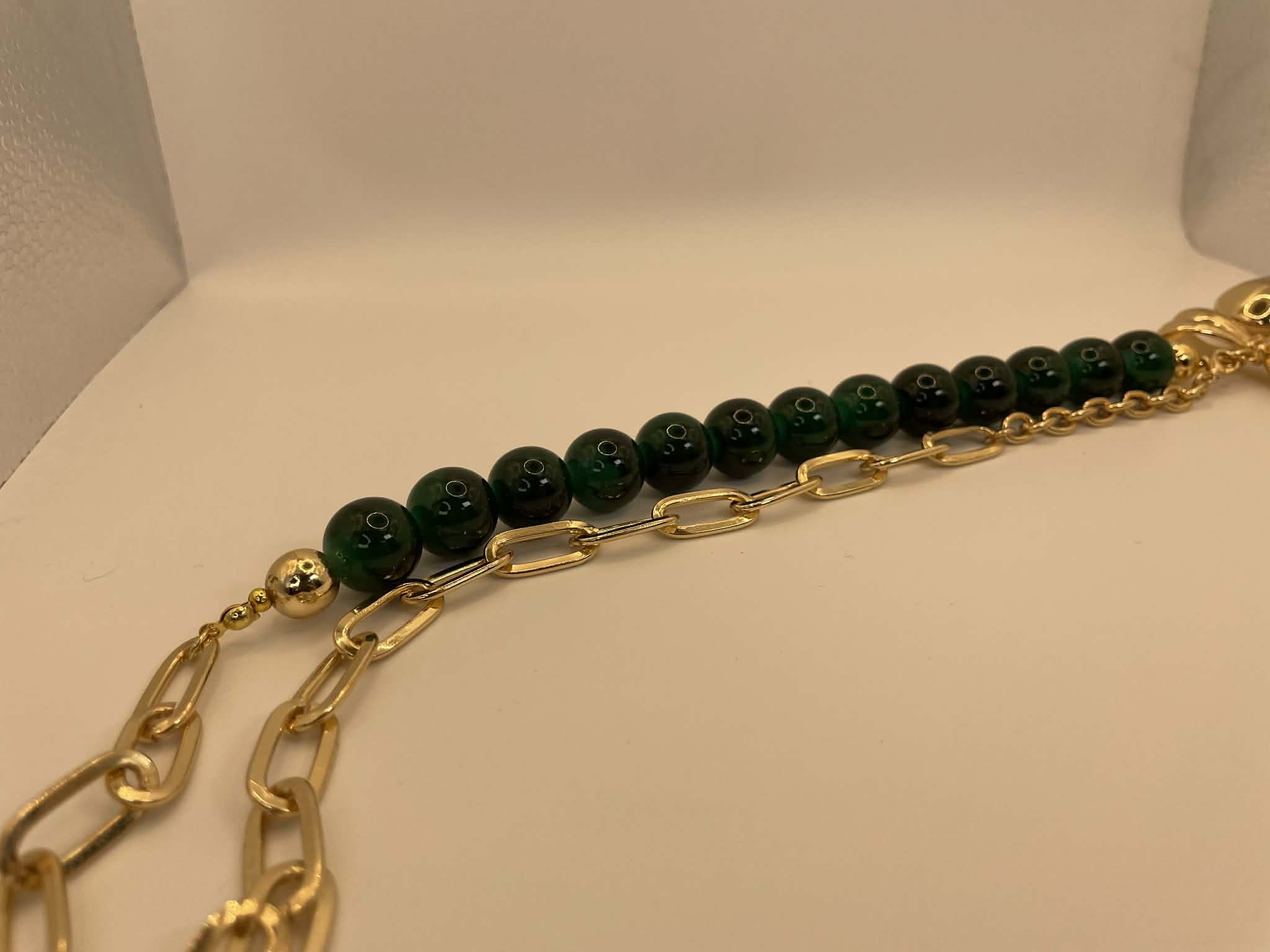 Midnight Gold Holiday Necklace