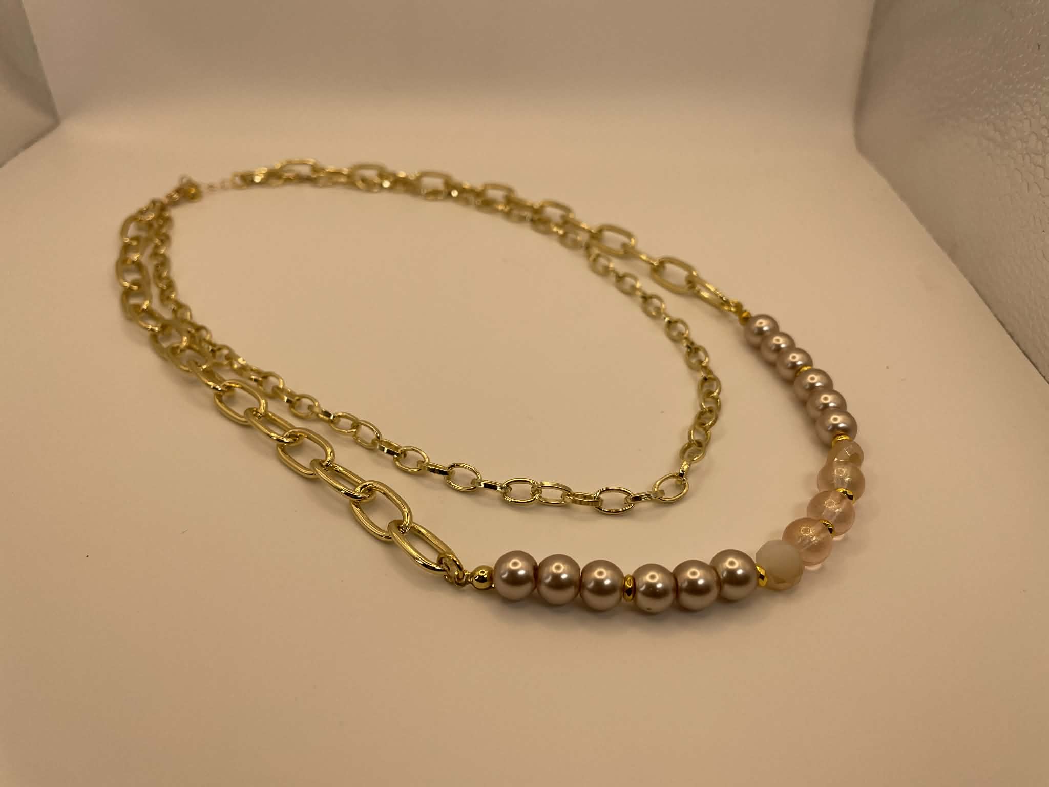 Champagne Pearl Holiday Jewelry Set