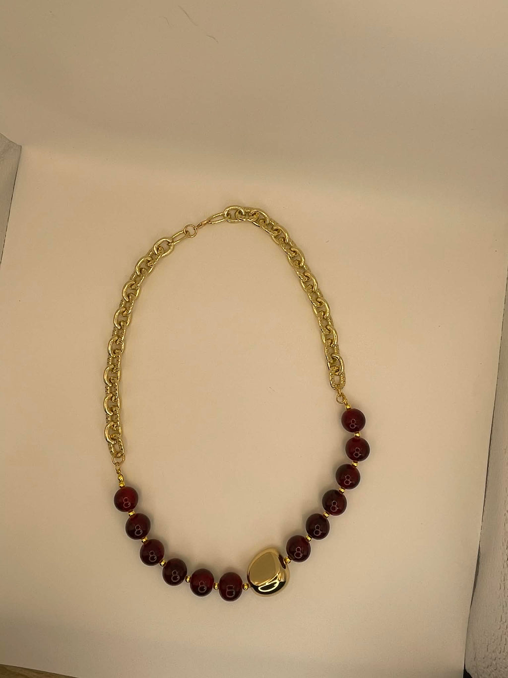 Red Velvet Holiday Necklace