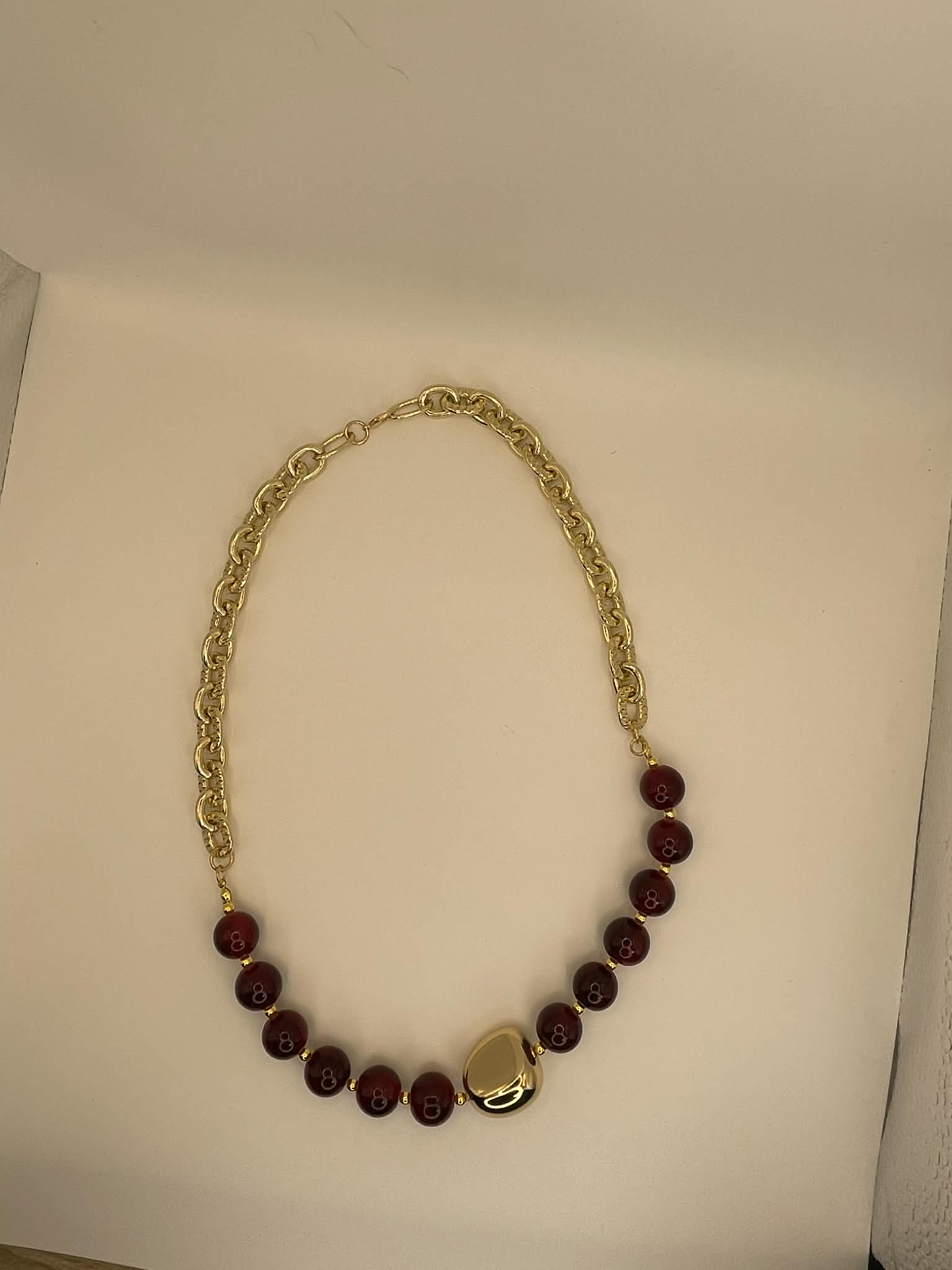 Red Velvet Holiday Necklace