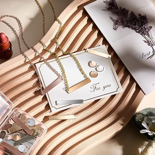 Stainless Engravable Pendants with Chain