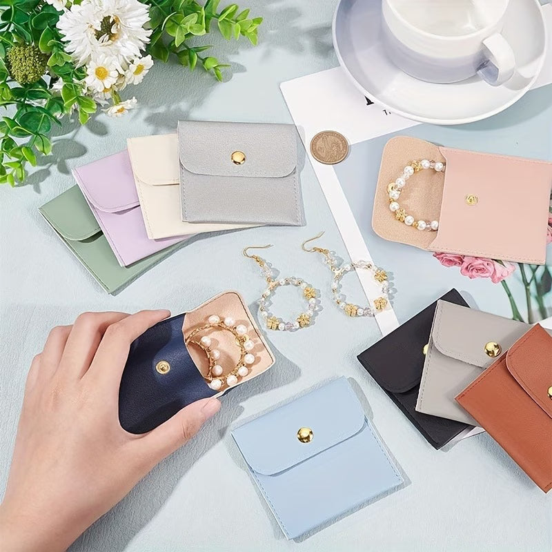 Artificial Leather Jewelry Bag