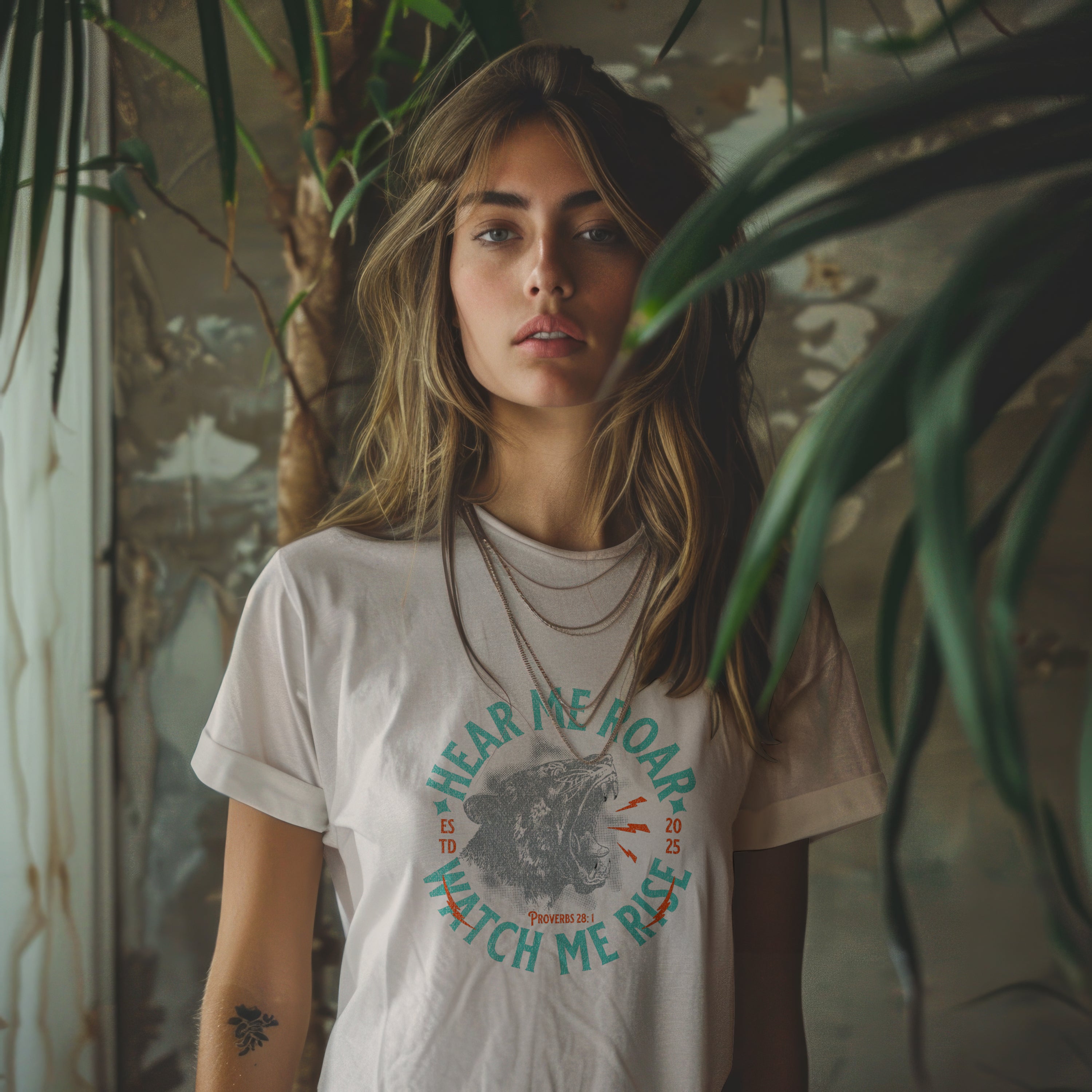 Hear Me Roar / Watch Me Rise- Short Sleeved T-shirt