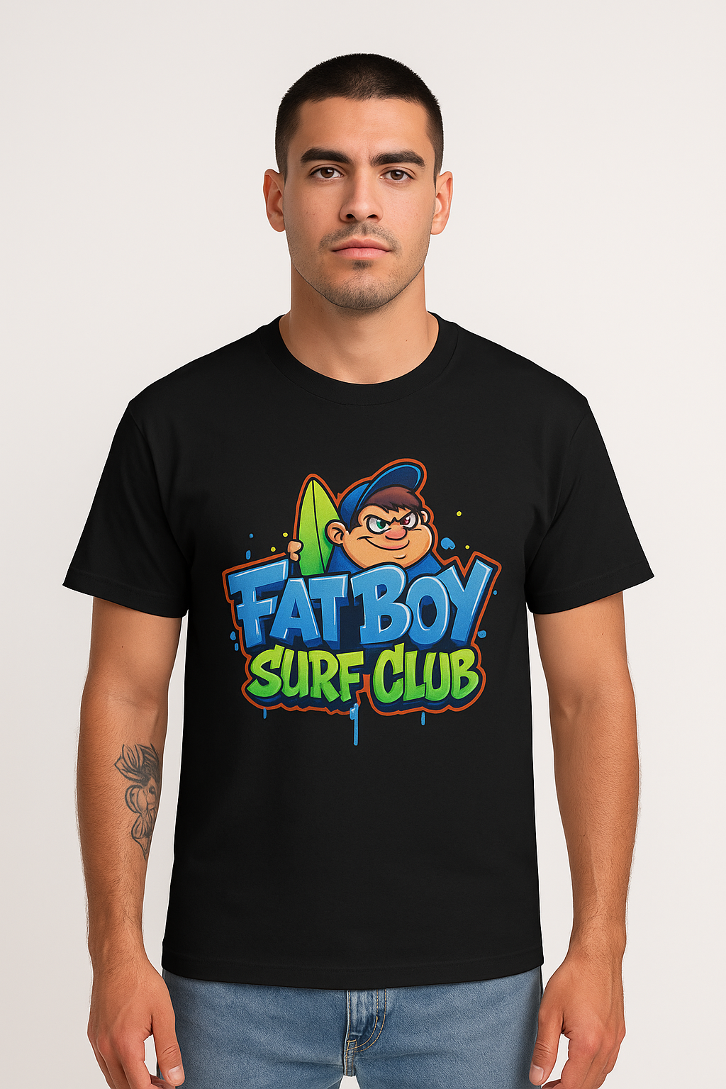 T-Shirt Fat Boy Surf Club Unisex Jersey Tee
