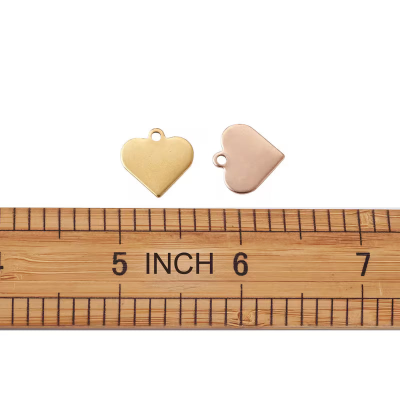 Stainless Heart Pendants With Chain