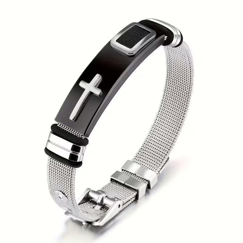 Men's Cross Bracelet