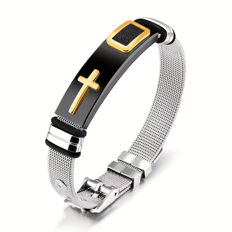 Men's Cross Bracelet