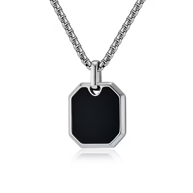 Men's Engravable Pendant Necklace
