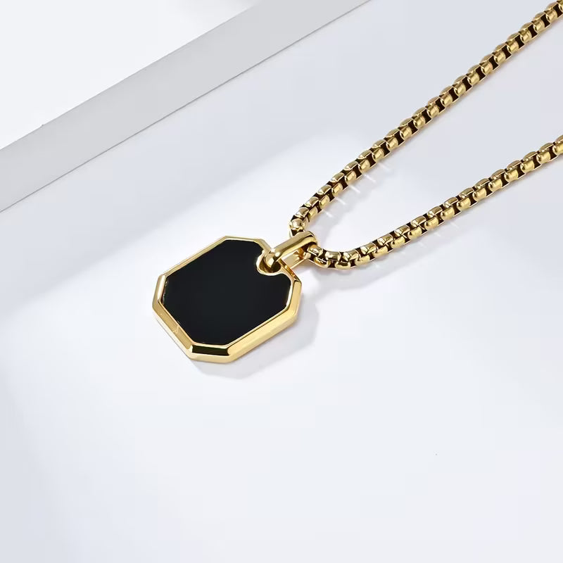 Men's Engravable Pendant Necklace