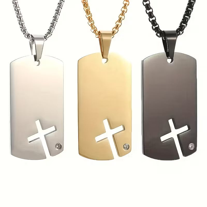 Men's Covenant Cross Pendant Necklace