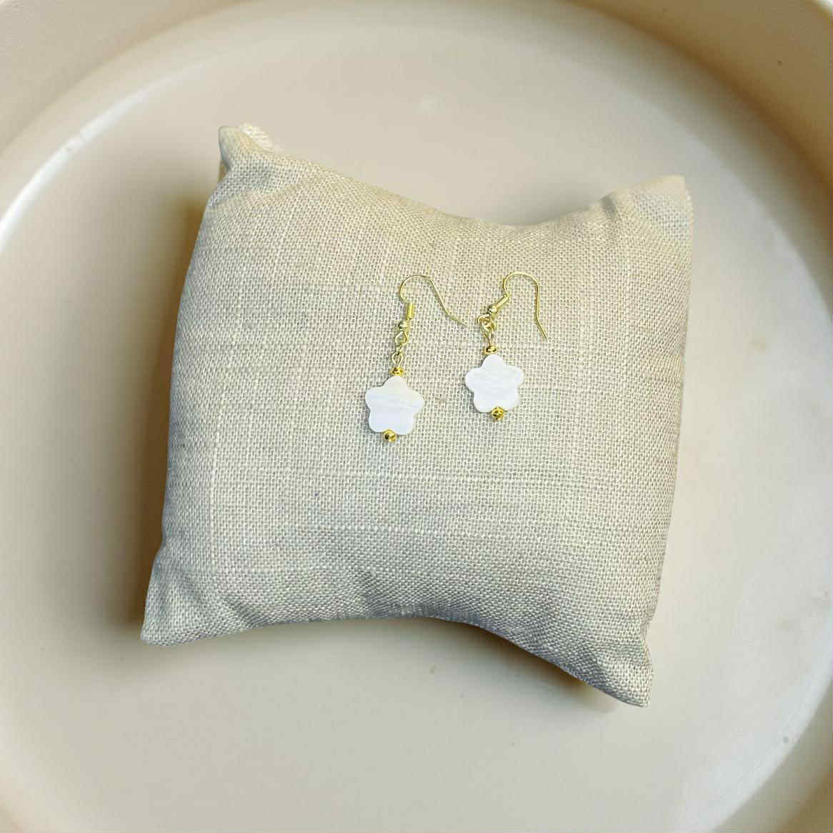 Blush Pearl Petal Earrings