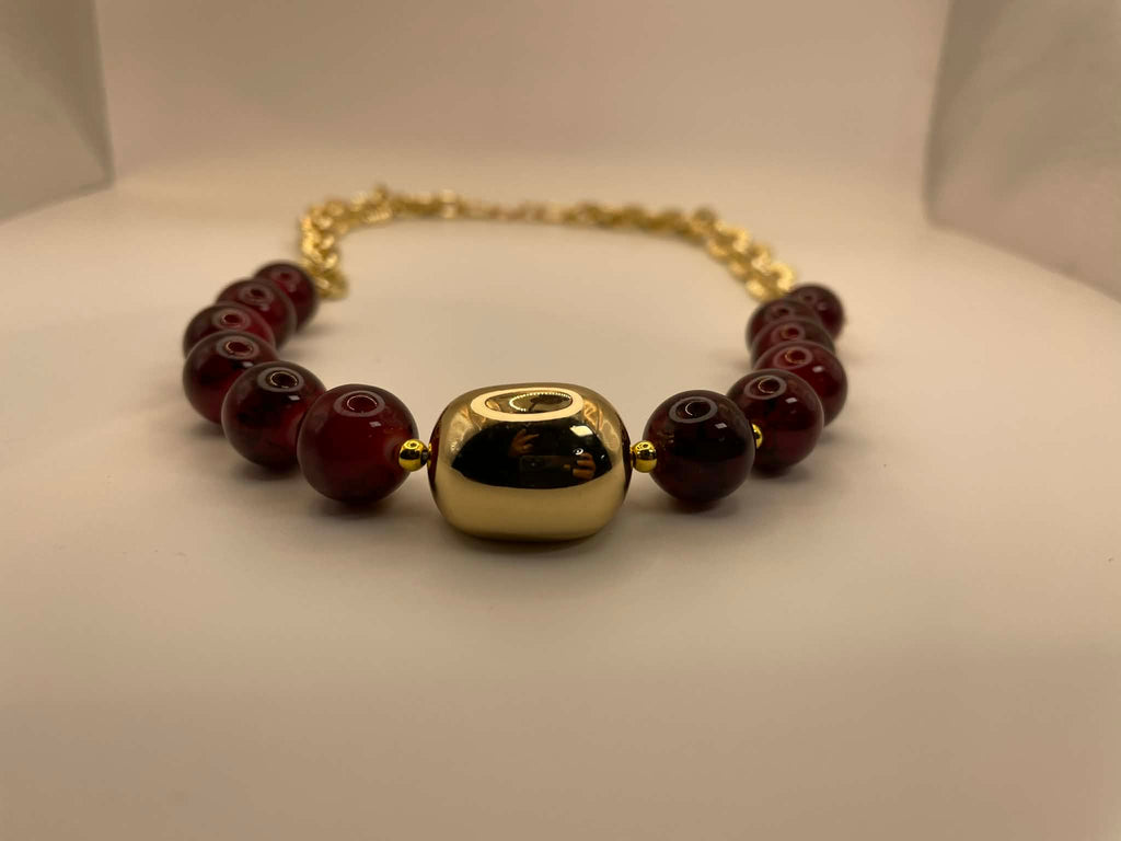 Red Velvet Holiday Necklace