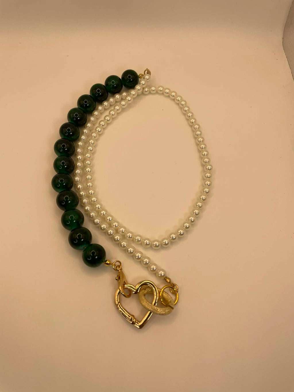 Evergreen Pearl Bead Necklace