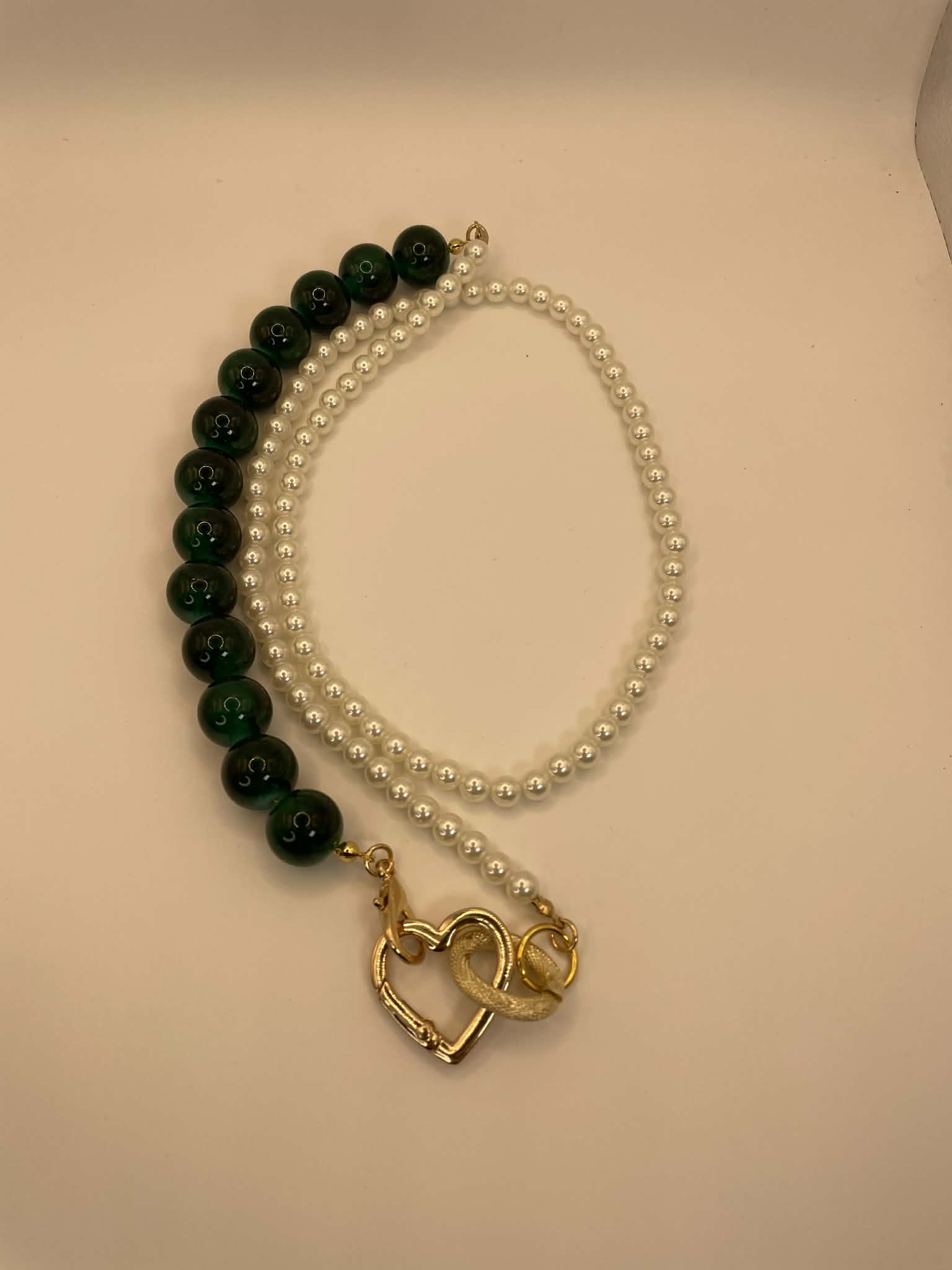 Evergreen Pearl Bead Necklace