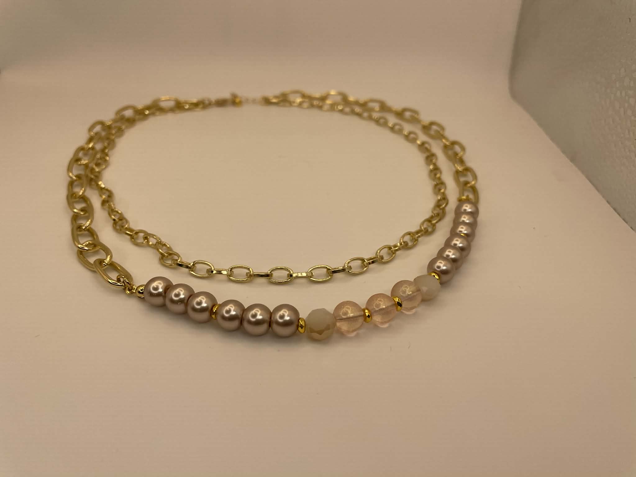 Champagne Pearl Holiday Jewelry Set