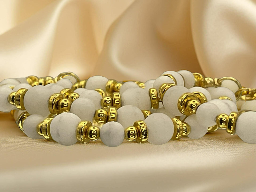 Opal Clay Bead Bracelet