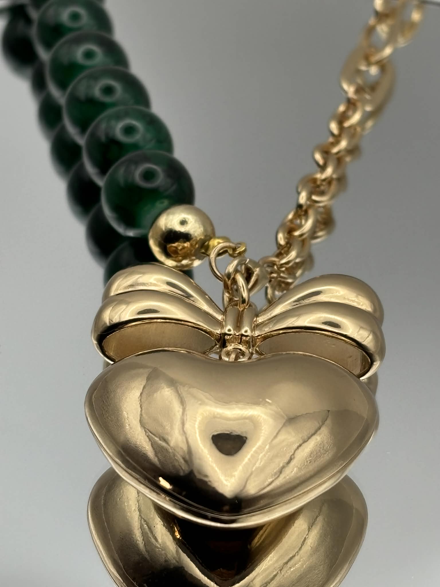 Emerald Heart Necklace