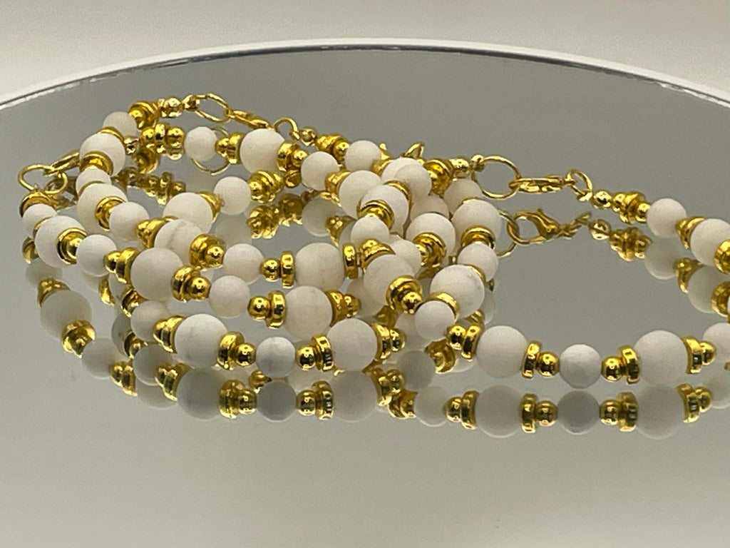 Opal Clay Bead Bracelet