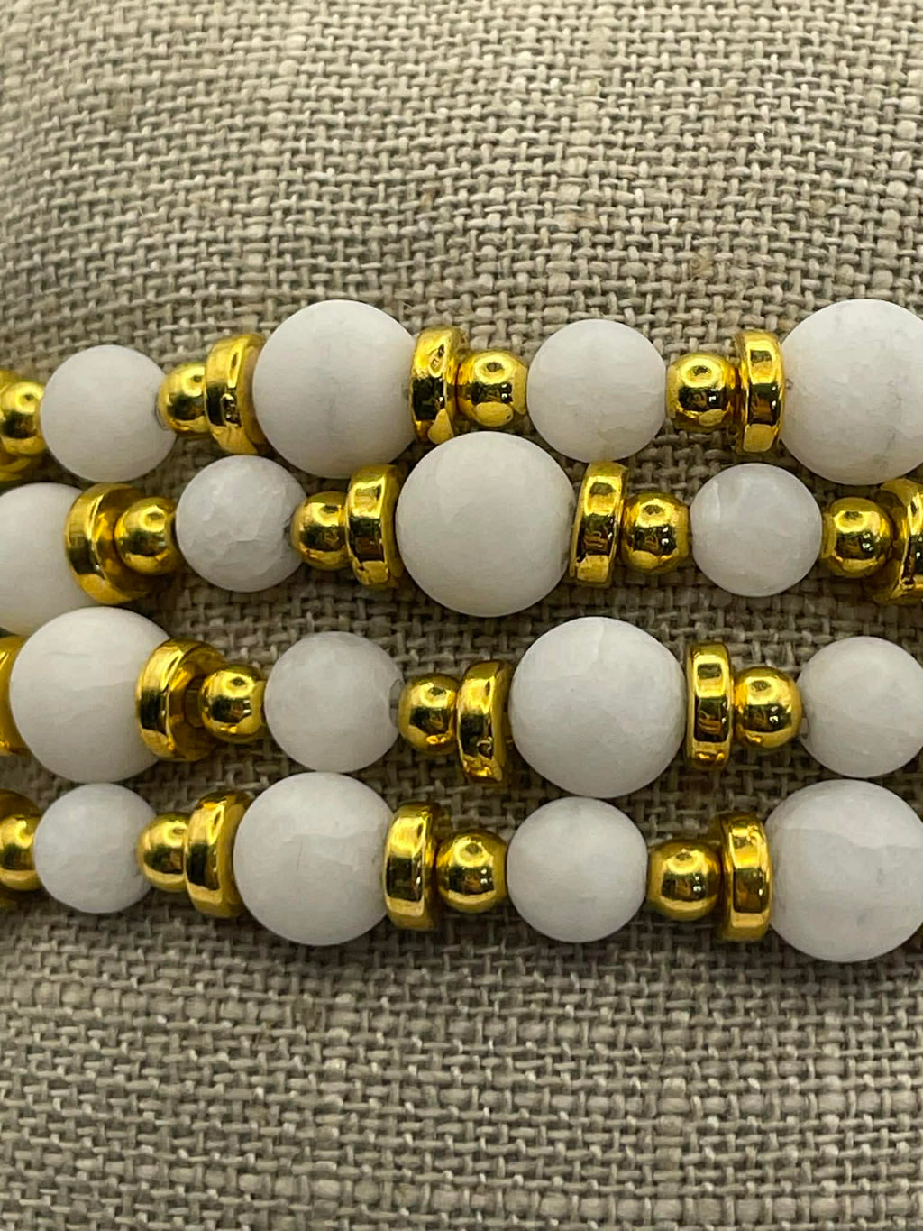 Opal Clay Bead Bracelet