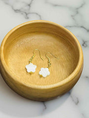 Blush Pearl Petal Earrings