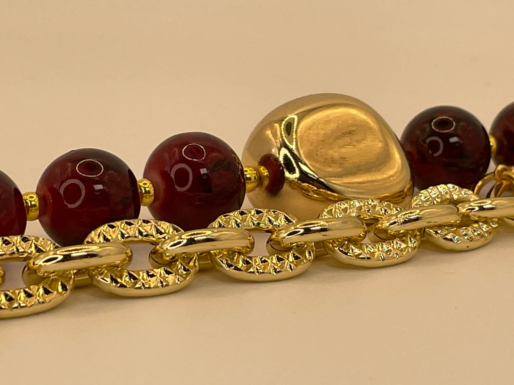 Red Velvet Holiday Necklace