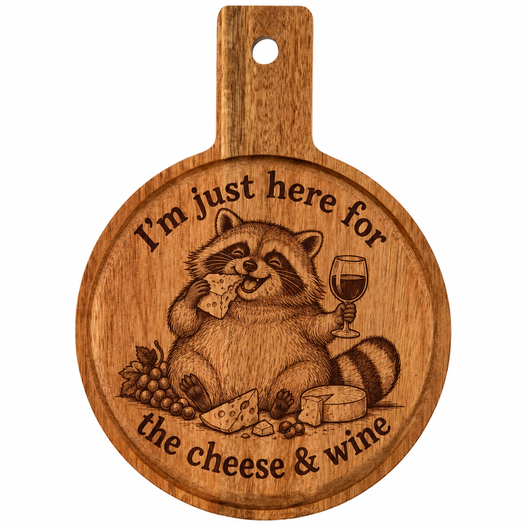 Personalized Mini Acacia Wood Paddle Board | Custom Laser Engraving