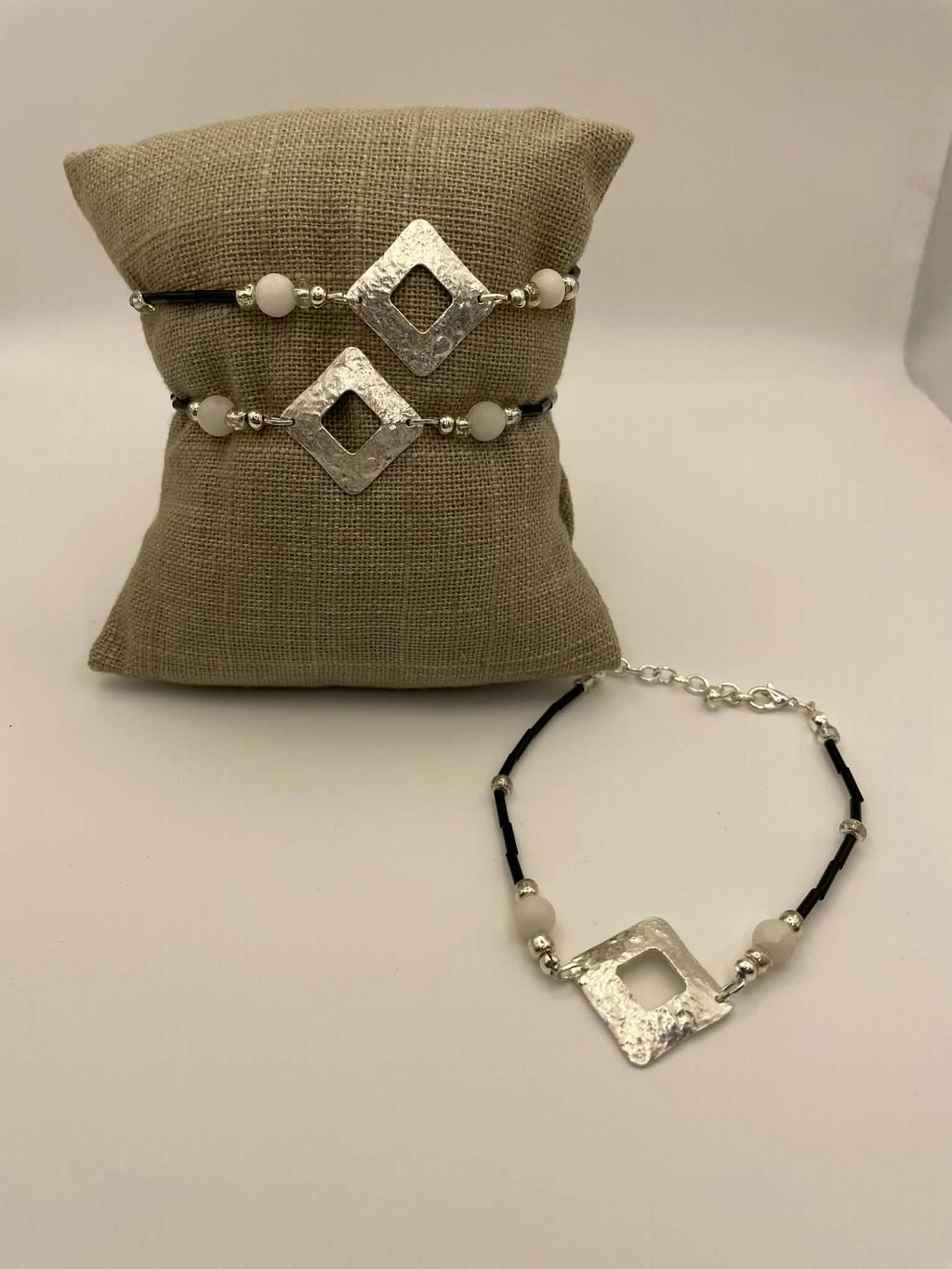 Hammered Square Celeste Bracelet