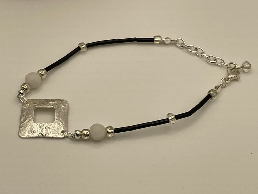 Hammered Square Celeste Bracelet