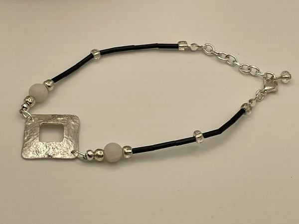 Hammered Square Celeste Bracelet