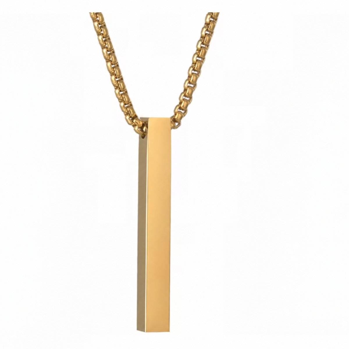Custom Engraved Bar Necklace