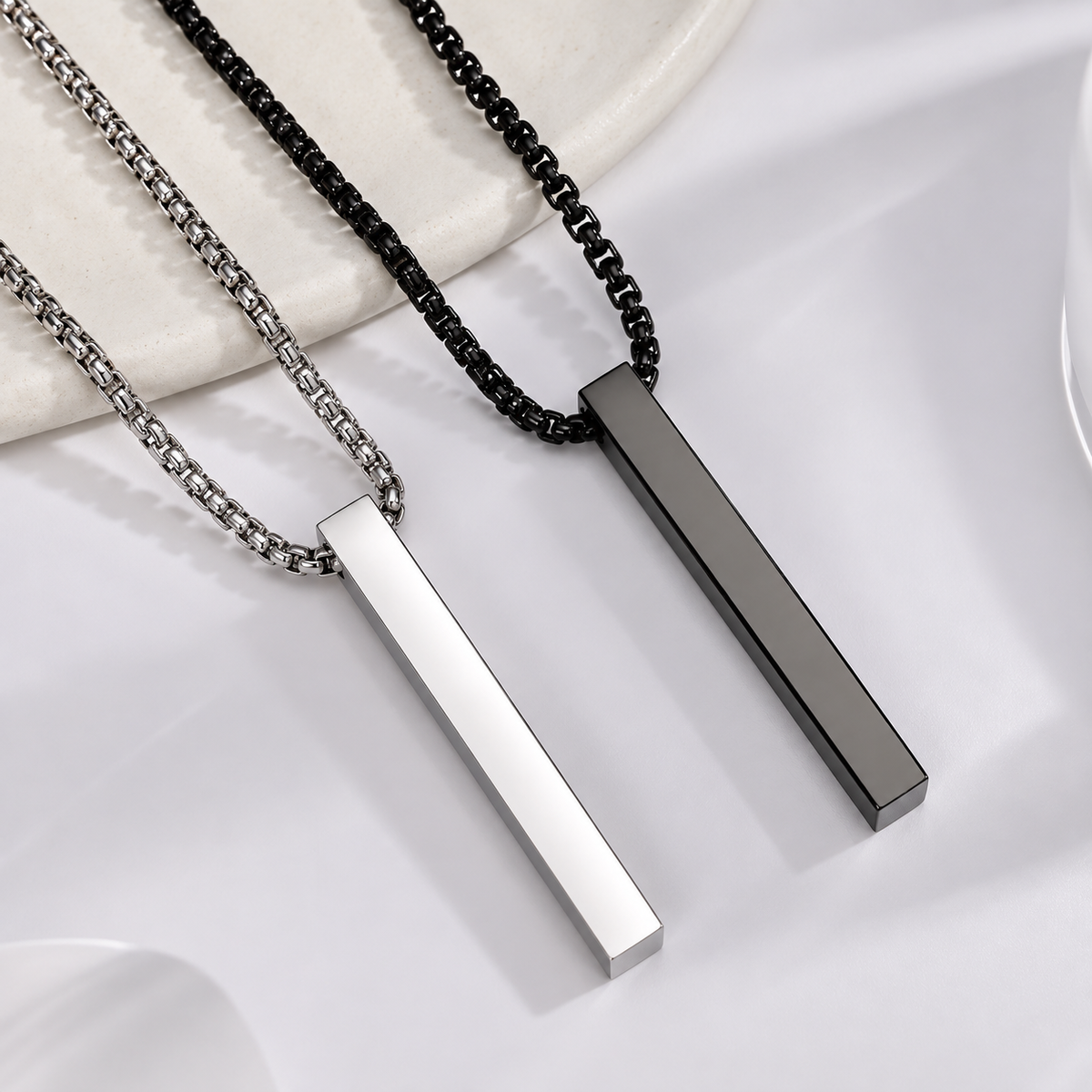 Custom Engraved Bar Necklace