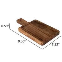 Personalized Acacia Wood Mini Paddle Board | Custom Engraved Serving Board