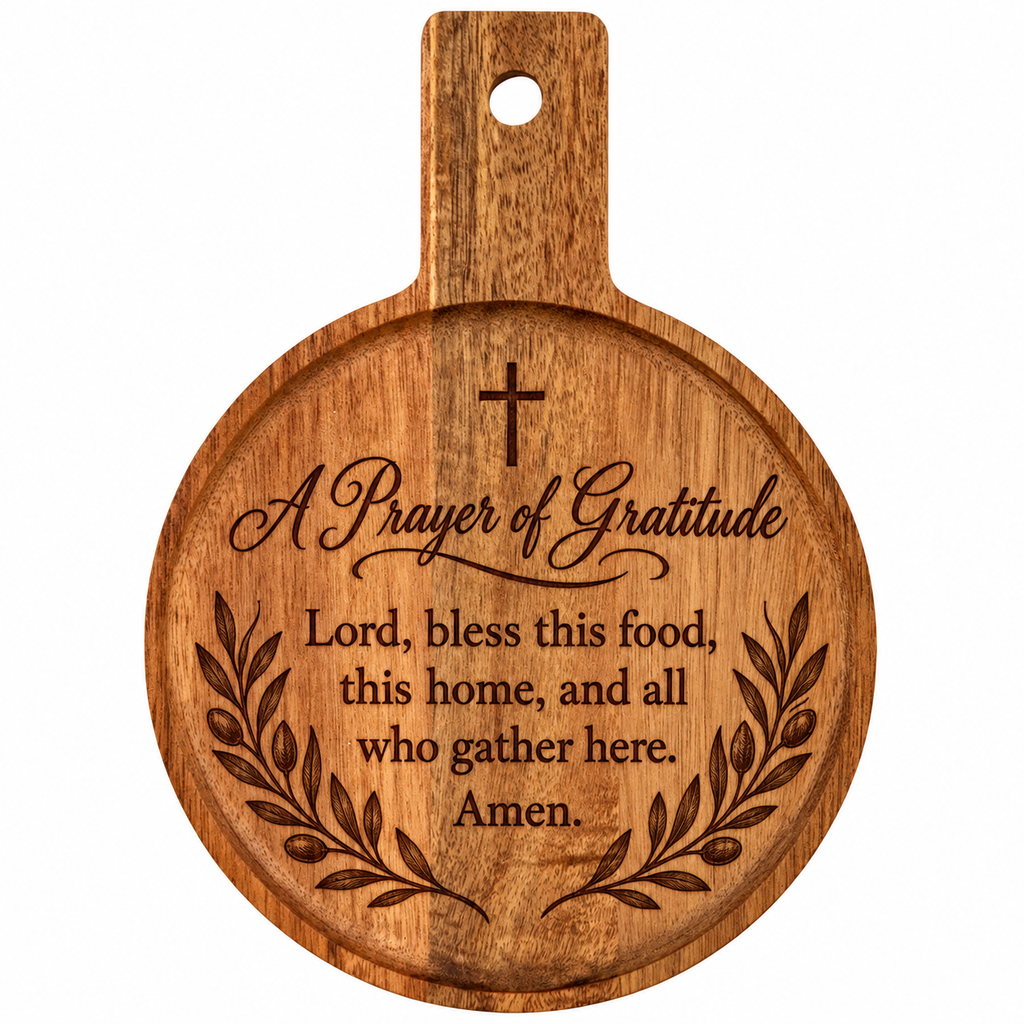 Personalized Mini Acacia Wood Paddle Board | Custom Laser Engraving