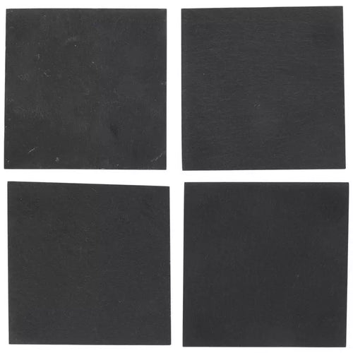 Custom Engraved Slate Coasters | Personalized Stone Coaster | Set of 4